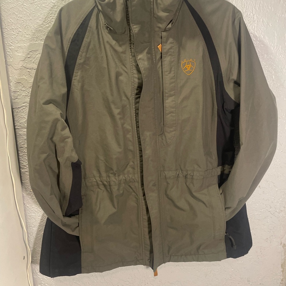 Ariat Olive and Black Military Jacket